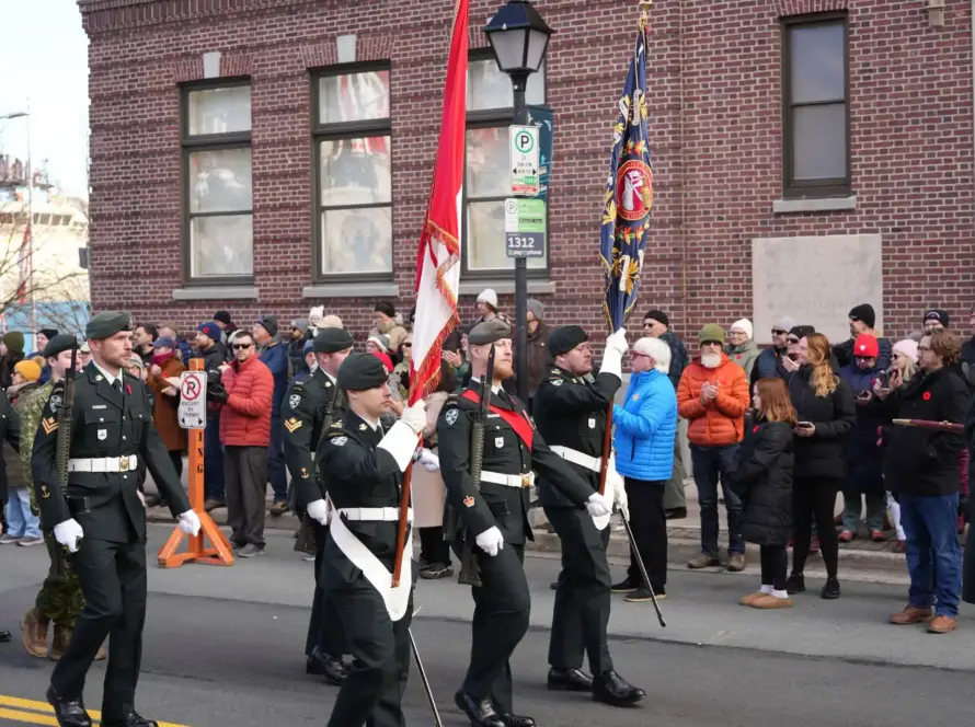 What happens if you fail RCMP entrance exam Canadian military colour guard ceremony 2025